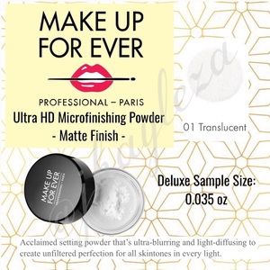 MAKEUP FOREVER:Ultra HD Microfinishing Powder (DS)
